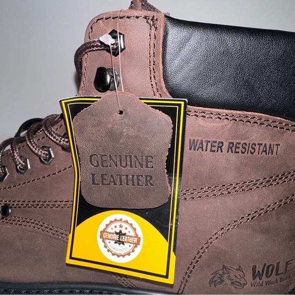 NWT Wolf Men’s Work Boots 9.5 - Picture 10 of 10